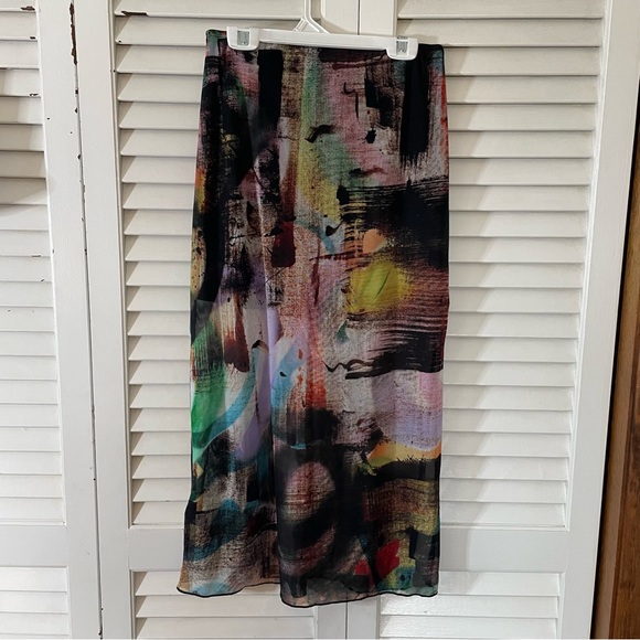 UO Devona Corset Top & Midi Skirt Set - Picture 3 of 4